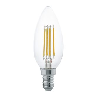 110014 EGLO E14-LED-C35 350 lm 2700 K átlátszó fényforrás