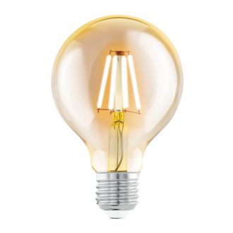 110052 EGLO E27-LED-G80 350 lm 2200 K borostyán fényforrás