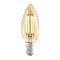 110058 EGLO E14-LED-C35 270 lm 2200 K borostyán fényforrás