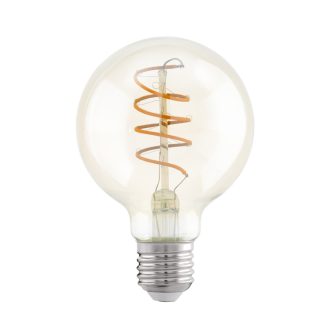 110075 EGLO E27-LED-G80 270 lm 2200 K borostyán fényforrás