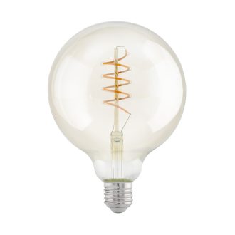 110076 EGLO E27-LED-G125 270 lm 2200 K borostyán fényforrás