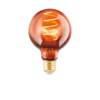 110091 EGLO E27-LED-G80 30 lm 2000 K vörösréz színű dekor fényforrás