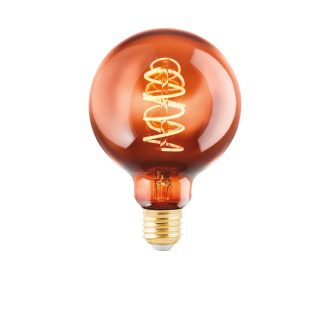 110092 EGLO E27-LED-G95 30 lm 2000 K vörösréz színű dekor fényforrás