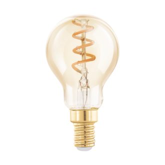 110191 EGLO E14-LED-P45 145 lm 2000 K borostyán dekor fényforrás