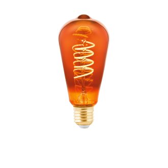 11885 EGLO E27-LED-ST64 50 lm 2000 K vörösréz színű dekorációs izzó