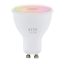 12251 EGLO GU10-LED 345 lm 2700 K - 6500 K + RGB opál Zigbee fényforrás