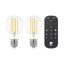 12255 EGLO E27-LED-A60 806 lm 4000 K átlátszó Zigbee 2 db fényforrás távirányítóval