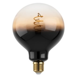 12556 EGLO E27-LED-G125 100 lm 1700 K fekete-barna dekor fényforrás