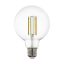 12576 EGLO connect E27-LED-G95 806 lm 2200 K-6500 K átlátszó fényforrás