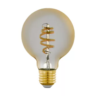 12579 EGLO connect E27-LED-G80 400 lm 2200 K-6500 K borostyán fényforrás
