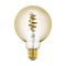 12581 EGLO connect E27-LED-G95 400 lm 2200 K-6500 K borostyán fényforrás