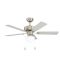 35074 EGLO CADIZ ezüst vagy tölgy mennyezeti ventilátoros lámpa