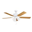 35076 EGLO LAS PALMAS fehér vagy tölgy mennyezeti ventilátoros lámpa