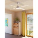 35084 EGLO TRINIDAD 3000-4000-5000K fehér vagy tölgy LED mennyezeti ventilátoros lámpa távirány