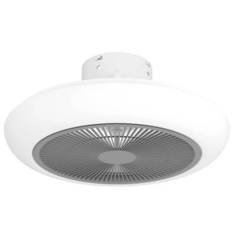 35093 SAYULITA fehér-szürke LED mennyezeti ventilátoros lámpa távirányítóval