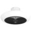 35094 SAYULITA fehér-fekete LED mennyezeti ventilátoros lámpa távirányítóval