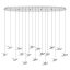 390403 EGLO PARATEBUENO 1 3000K LED függeszték