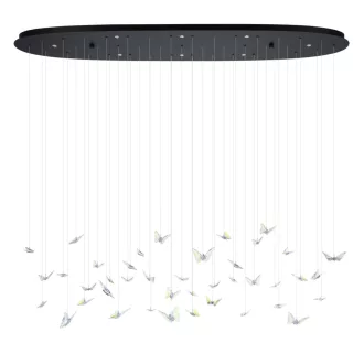 390436 EGLO ADRADOS 3000K kristály LED függeszték