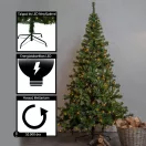 410916 EGLO LIVING OTTAVA LED műfenyő 2,1 m