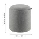 424022 EGLO LIVING MASHIKE puff 2 db-os szett