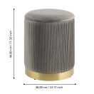 424023 EGLO LIVING MASHIKE puff 2 db-os szett