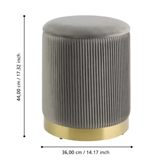 424023 EGLO LIVING MASHIKE puff 2 db-os szett