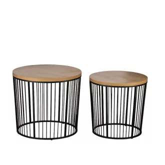 424052 EGLO LIVING TOZAWA lerakóasztal 2 db-os szett