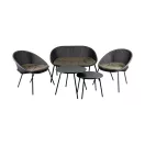 424434 EGLO LIVING RAJGIR kerek fém kerti asztal