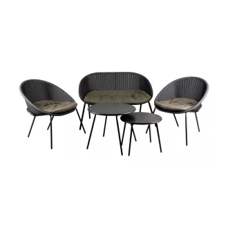 424434 EGLO LIVING RAJGIR kerek fém kerti asztal