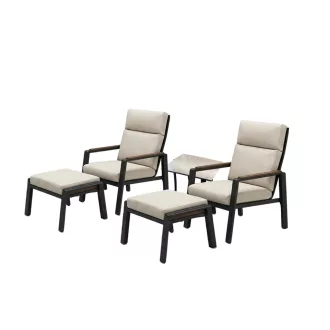   424438 EGLO LIVING MAJIAGOU kerti szék szett lábtartóval és asztallal