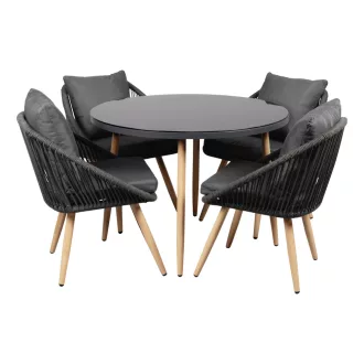 424442 EGLO LIVING MAJIAGOU kerti asztal székkel