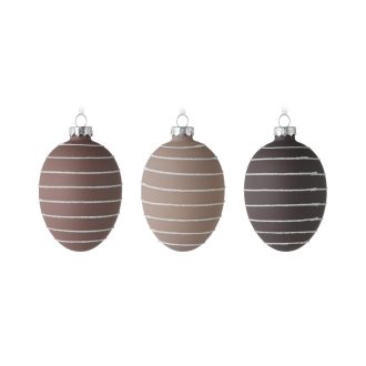   427861 EGLO LIVING FINTRY üveg húsvéti tojás függő dekoráció 3 db-os szett