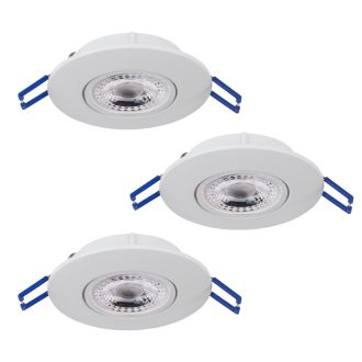 75763 EGLO ZUJAR 3000K LED süllyesztett lámpa 3 db