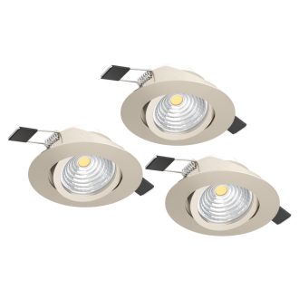 900746 EGLO SALICETO 2700K LED süllyesztett lámpa 3 db