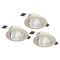 900746 EGLO SALICETO 2700K LED süllyesztett lámpa 3 db