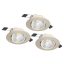 900746 EGLO SALICETO 2700K LED süllyesztett lámpa 3 db