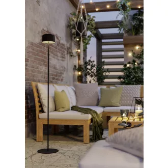   901891 EGLO ROCCANOVA-L IP44 kültéri LED napelemes állólámpa USB töltéssel