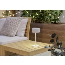 901892 EGLO ROCCANOVA IP44 kültéri LED napelemes asztali lámpa USB töltéssel