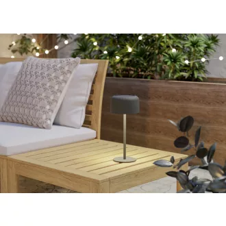   901894 EGLO ROCCANOVA IP44 kültéri LED napelemes asztali lámpa USB töltéssel