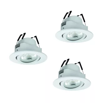   902286 EGLO SALICETO-Z 2700K-6500K RGB LED süllyesztett lámpa 3 db-os szett