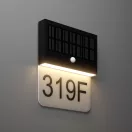 902412 EGLO CONETTIMARA IP44 kültéri LED napelemes fali lámpa házszámmal