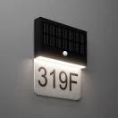 902412 EGLO CONETTIMARA IP44 kültéri LED napelemes fali lámpa házszámmal