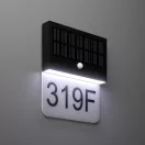 902412 EGLO CONETTIMARA IP44 kültéri LED napelemes fali lámpa házszámmal