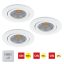 95357 EGLO TEDO 1 - LED süllyesztett lámpa 3 db-os szett