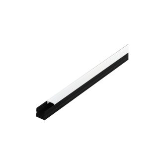   98927 EGLO SURFACE PROFILE 2 16mm-es 1m fekete led profil opál diffúzorral