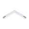 98936 EGLO SURFACE PROFILE 3 fehér led profil sarok elem átlátszó lencse diffúzorral