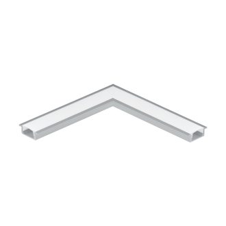   98979 EGLO RECESSED PROFILE 1 alumínium süllyeszthető led profil sarok elem opál diffúzorral