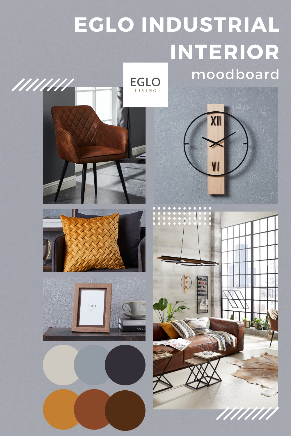 eglo living indusztriál és loft stílus