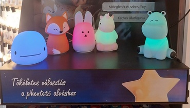 "Állati jó" éjjeli fény gyerekszobába