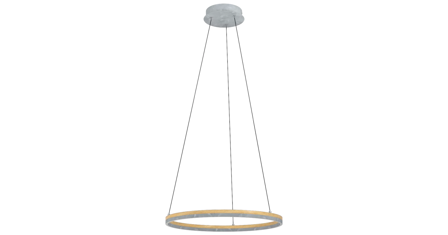 EGLO 39896 Cadinaro függesztett LED lámpa, szürke-fa